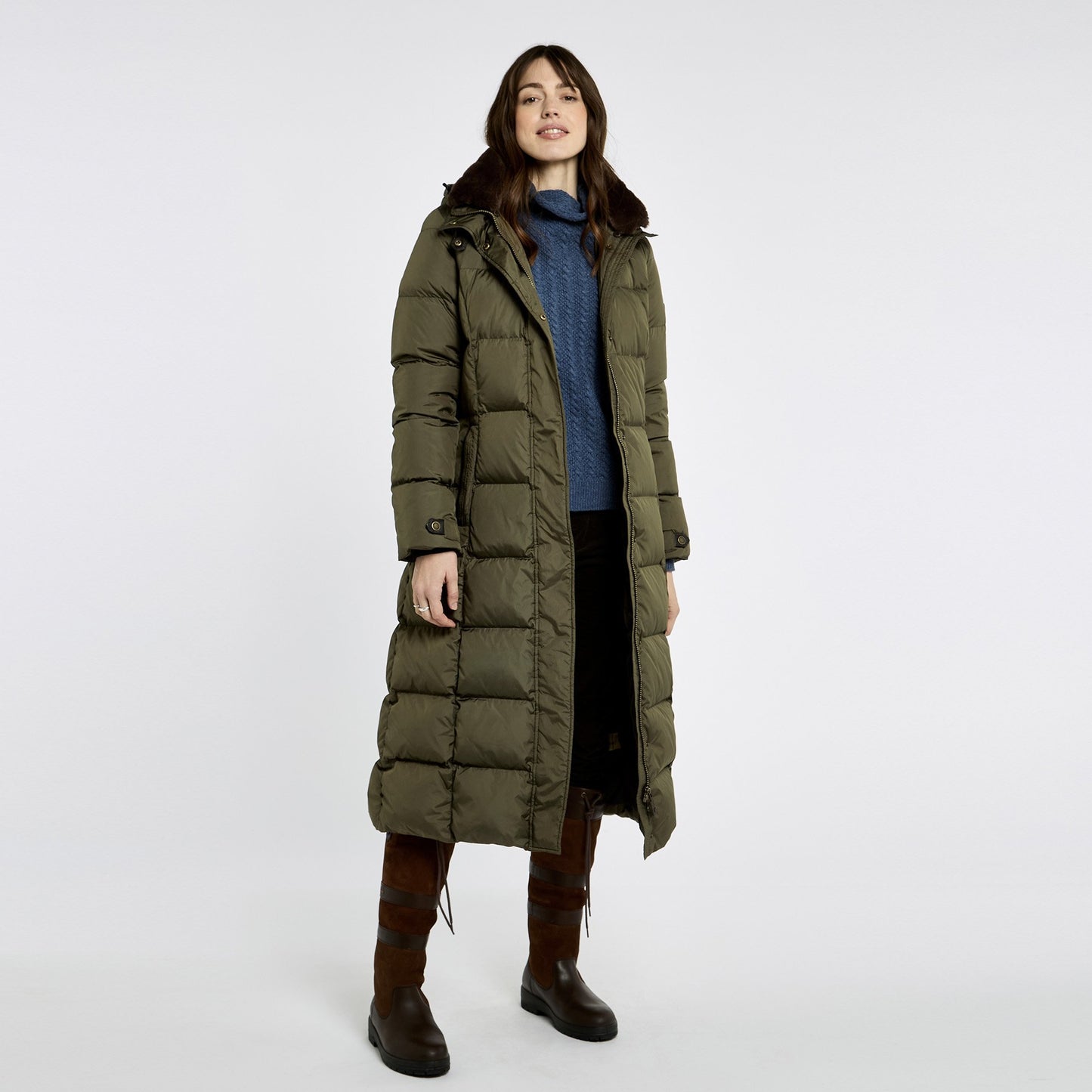 Aldborough Long Tech Down Coat