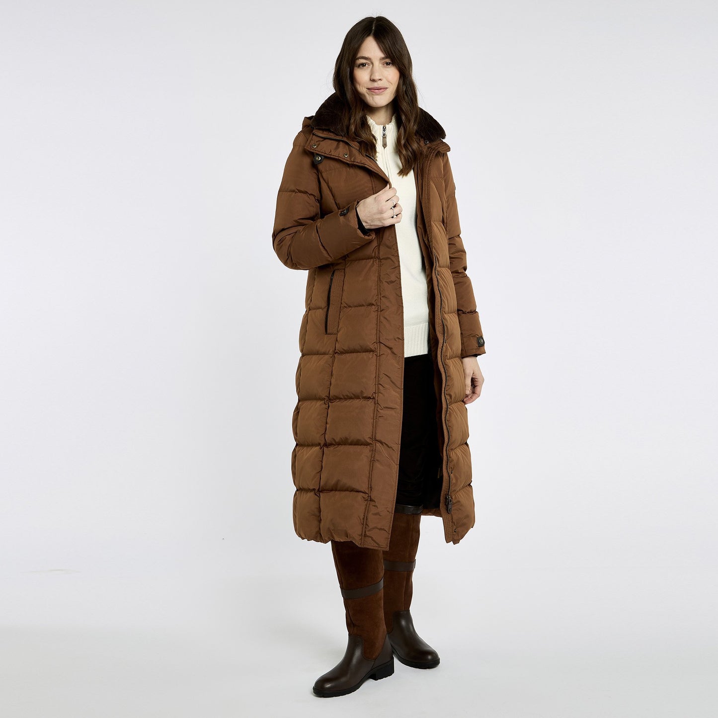 Aldborough Long Tech Down Coat