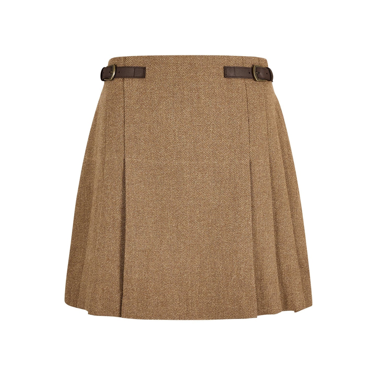 Hornbeam Pleated Tweed Skirt
