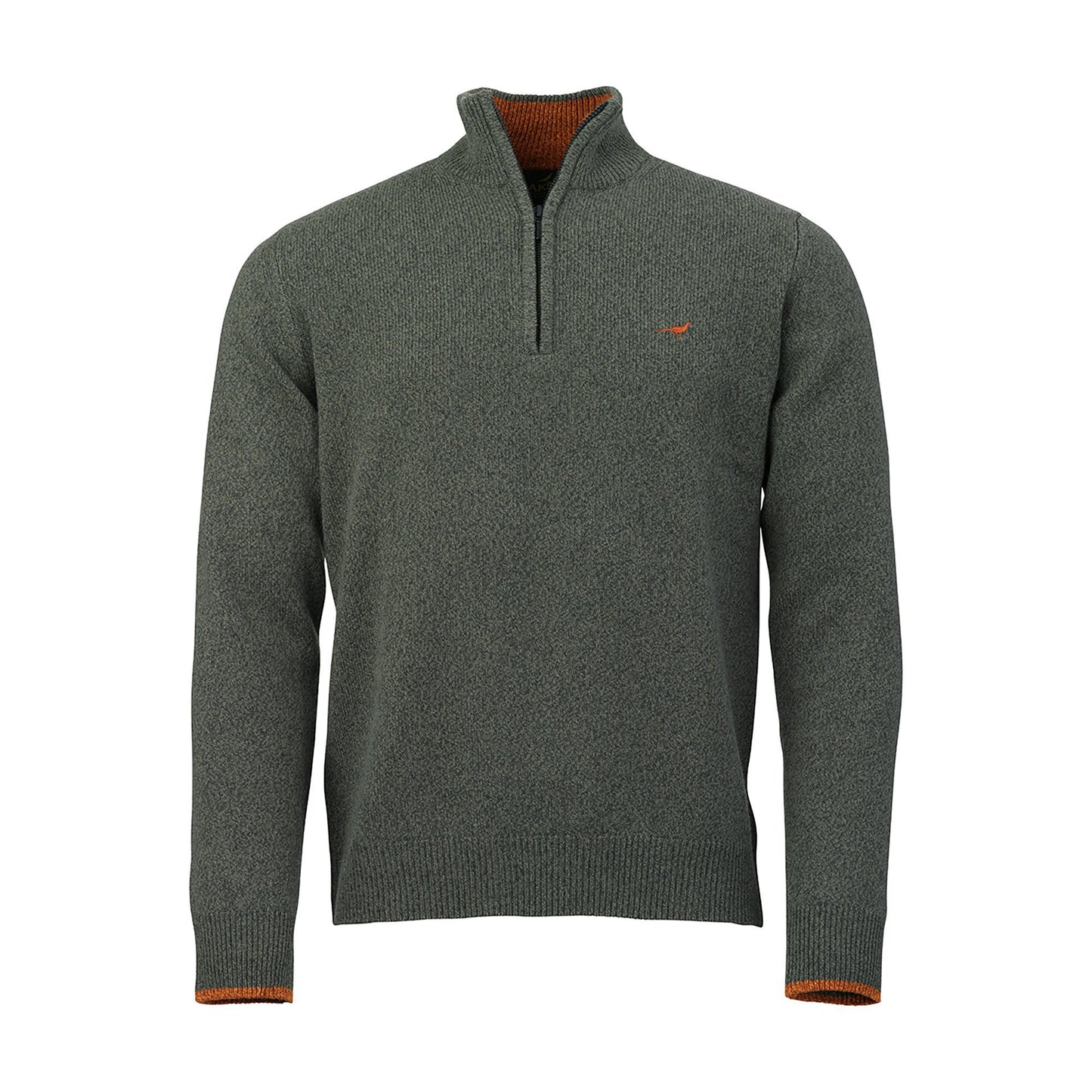 Brompton Quarter Zip Lambswool Knit