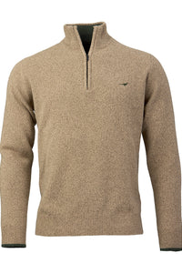 Brompton Quarter Zip Lambswool Knit