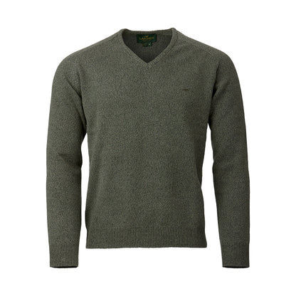 Trent V- Neck Lambswool Knit