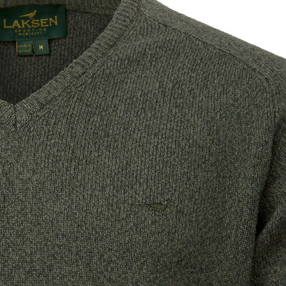 Trent V- Neck Lambswool Knit