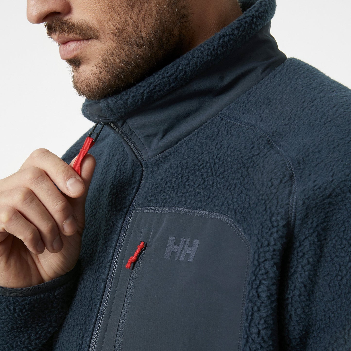 Panorama Pile Block Fleece Jacket