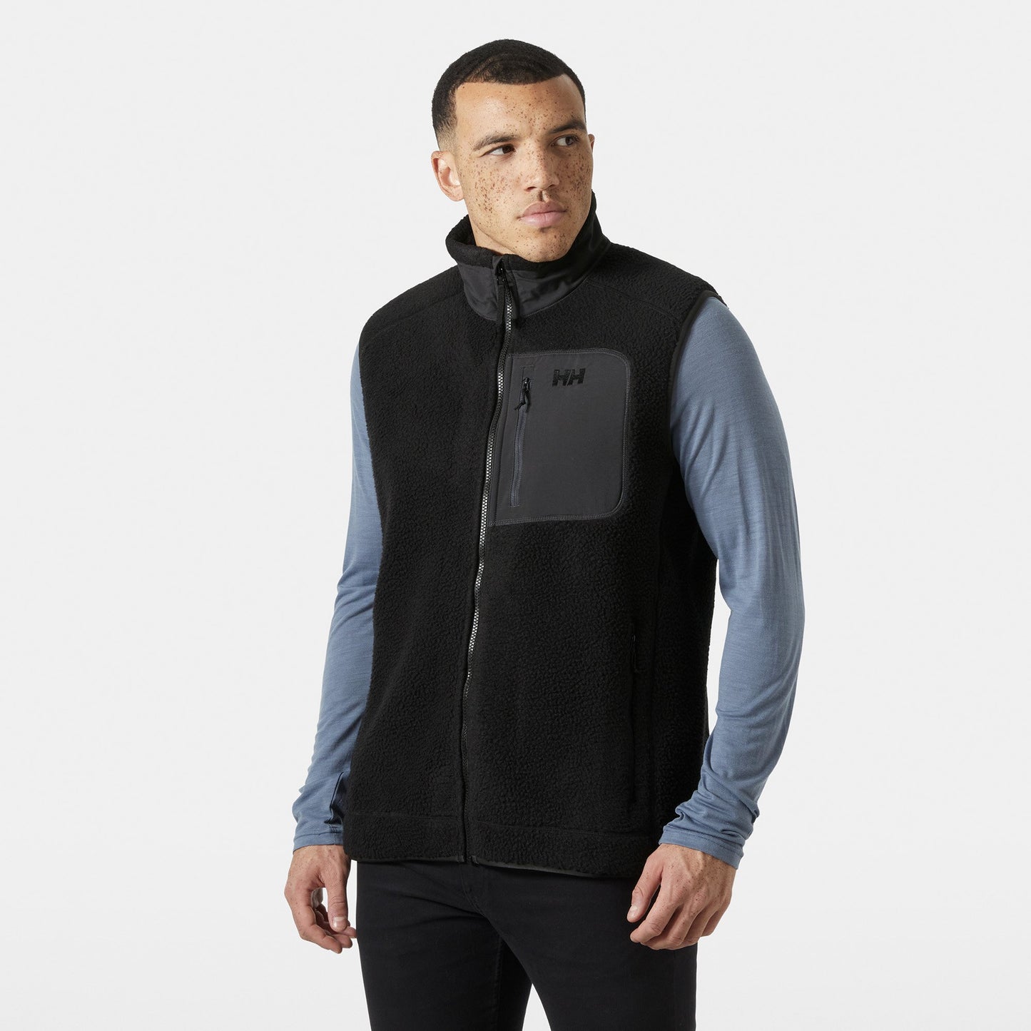 Panorama Pile Block Gilet