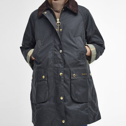 Long Beadnell Wax Jacket