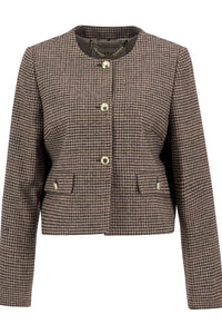 Corina Collarless Tailored Jacket