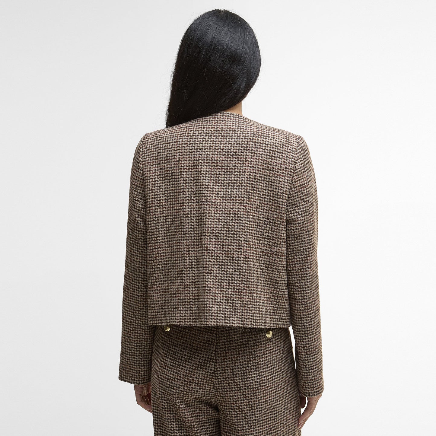 Corina Collarless Tailored Jacket