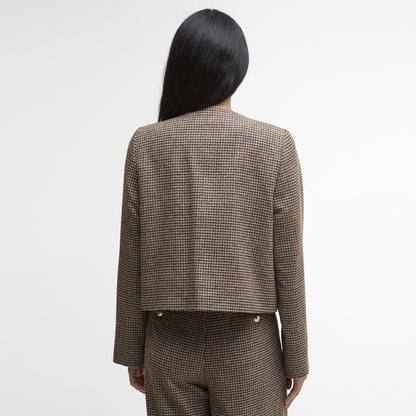 Corina Collarless Tailored Jacket