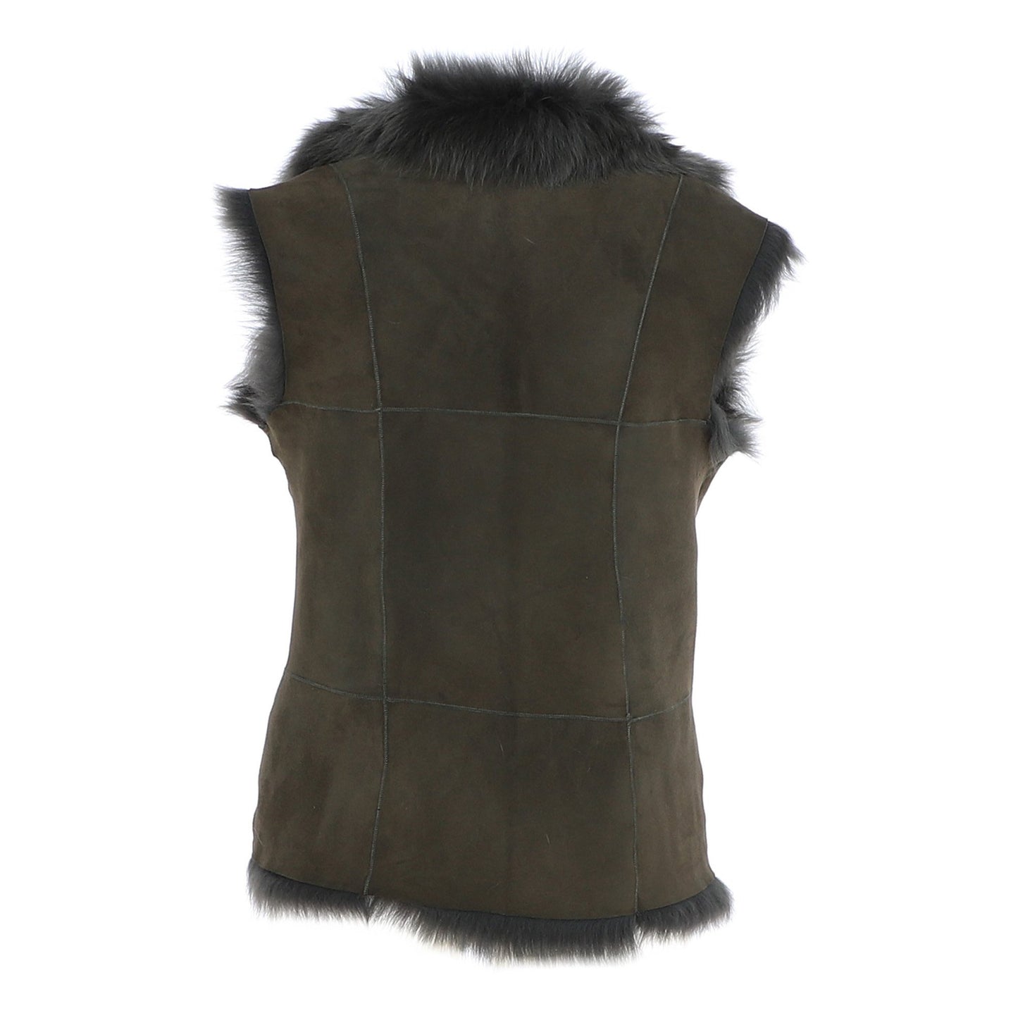 Suede Toscana Fur Trim Gilet