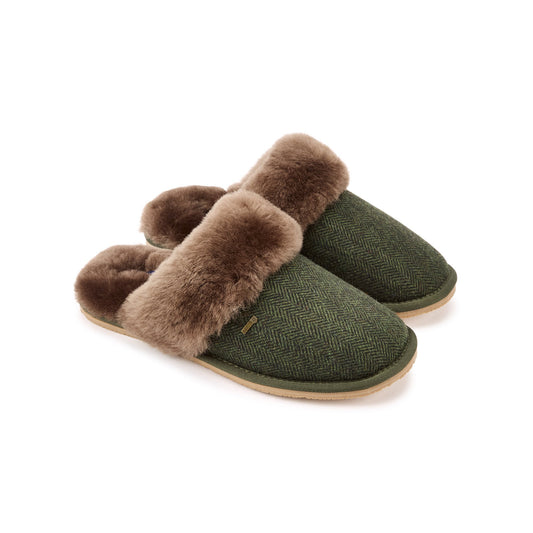 Mullingar Tweed Mule Slipper