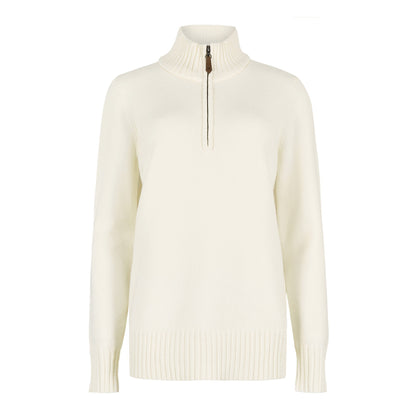 Markham Zip Neck Knit Sweater