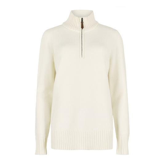 Markham Zip Neck Knit Sweater