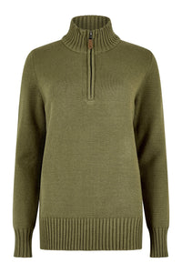 Markham Zip Neck Knit Sweater
