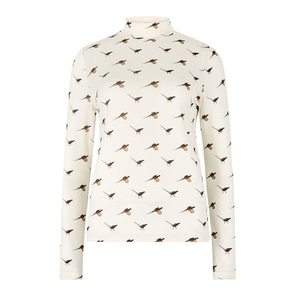 Reynolds Pheasant Mock Neck Top