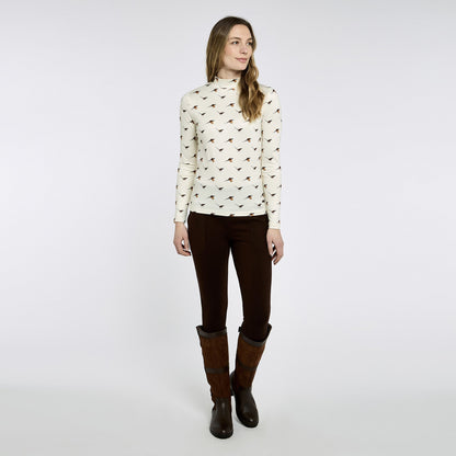 Reynolds Pheasant Mock Neck Top