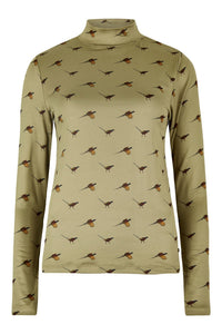 Reynolds Pheasant Mock Neck Top