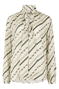 Sweetalison Tie Neck Blouse