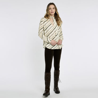 Sweetalison Tie Neck Blouse
