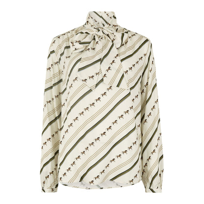 Sweetalison Tie Neck Blouse