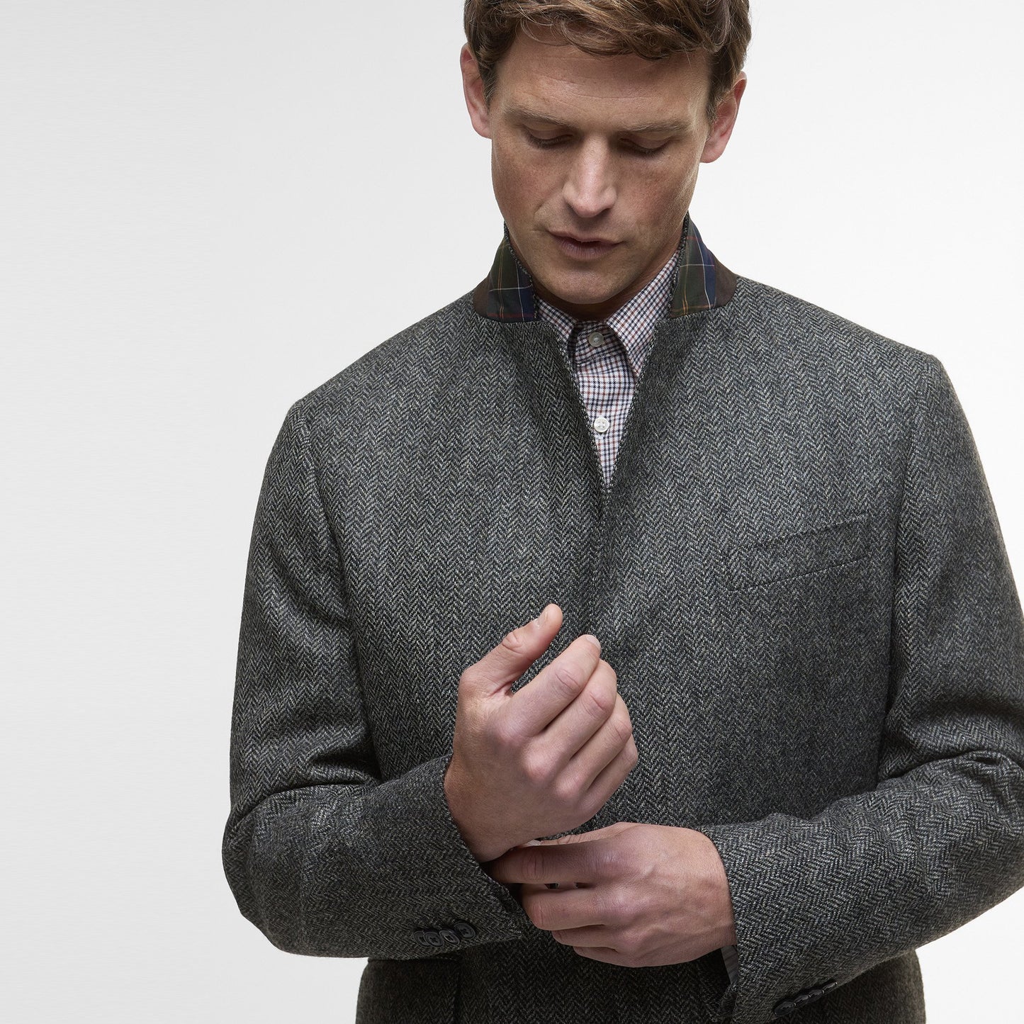 Firth Moons Herringbone Blazer