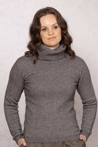 Possum Merino Polo Neck Jumper