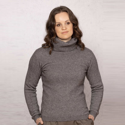 Possum Merino Polo Neck Jumper