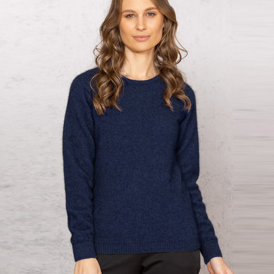 Possum Merino Plain Crew Knit