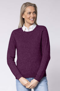 Possum Merino Plain Crew Knit
