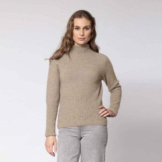 Possum Merino Rib Turtle Neck