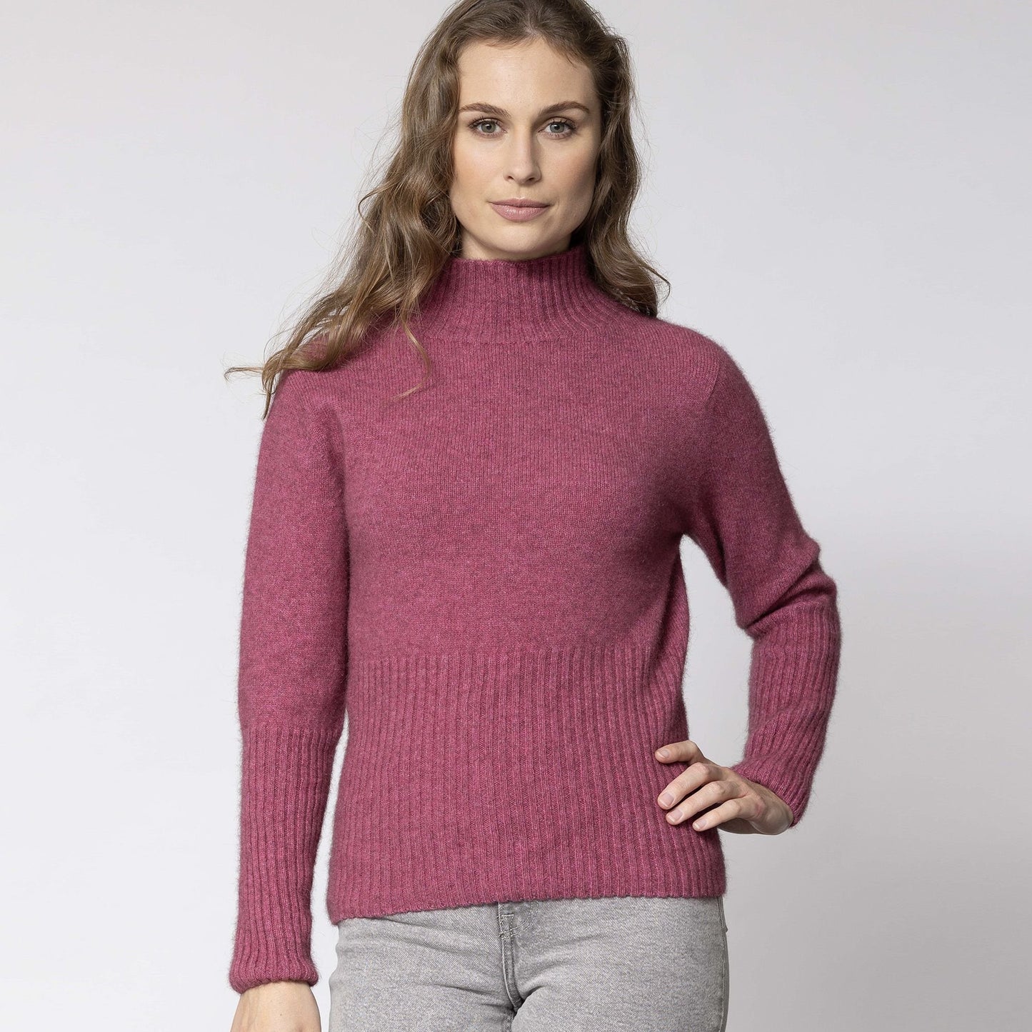 Possum Merino Rib Turtle Neck