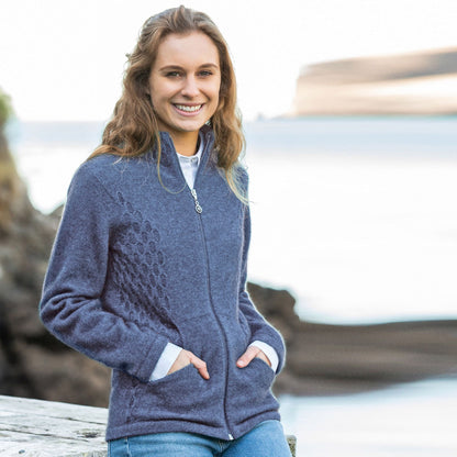 Possum Merino Honeycomb Jacket