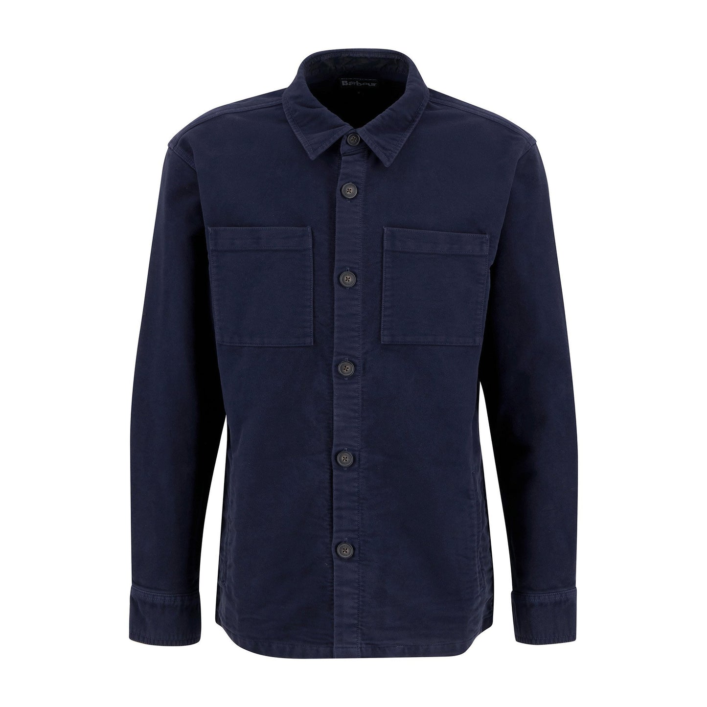 Regular Moleskin Overshirt Dark
