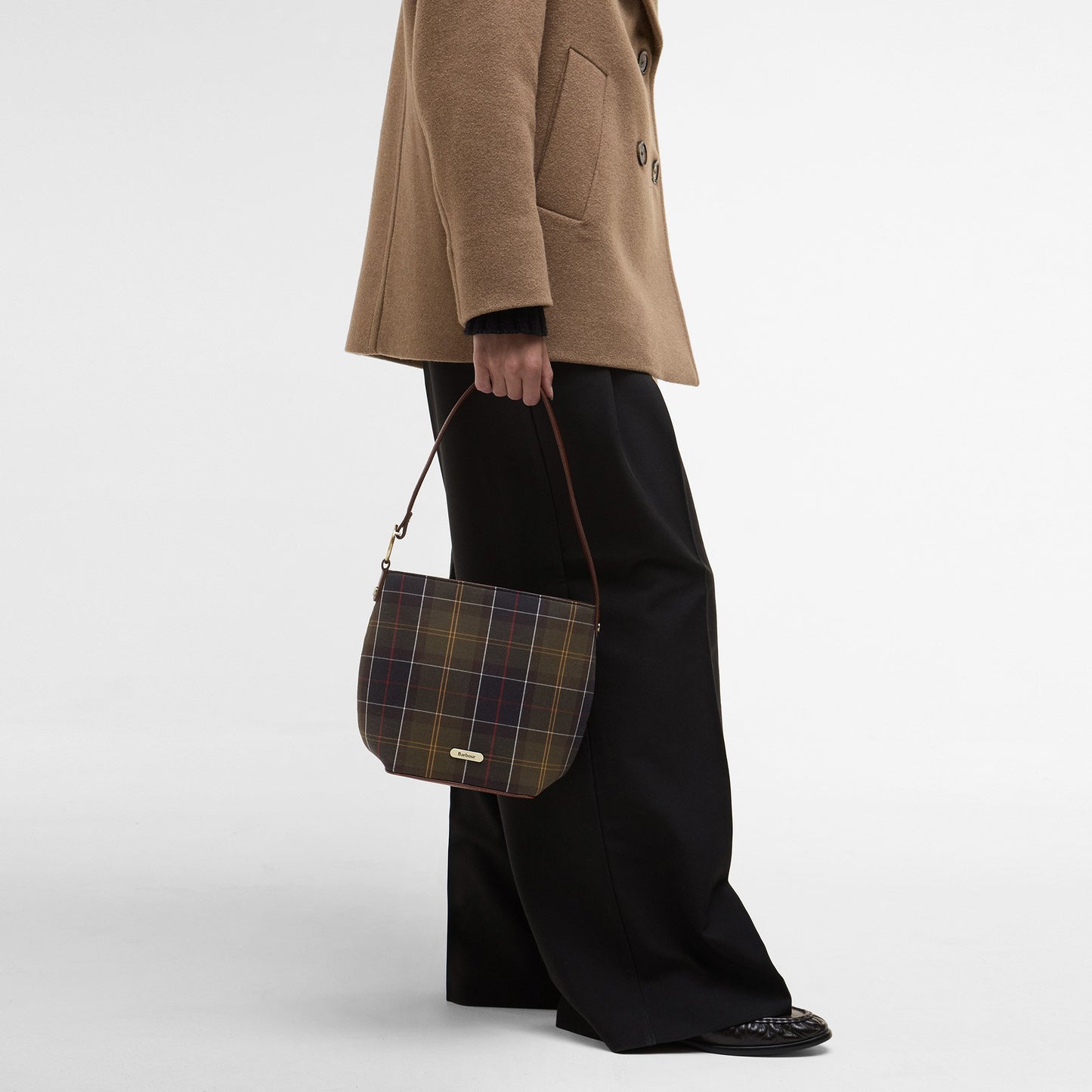 Cedar Tartan Bucket Bag