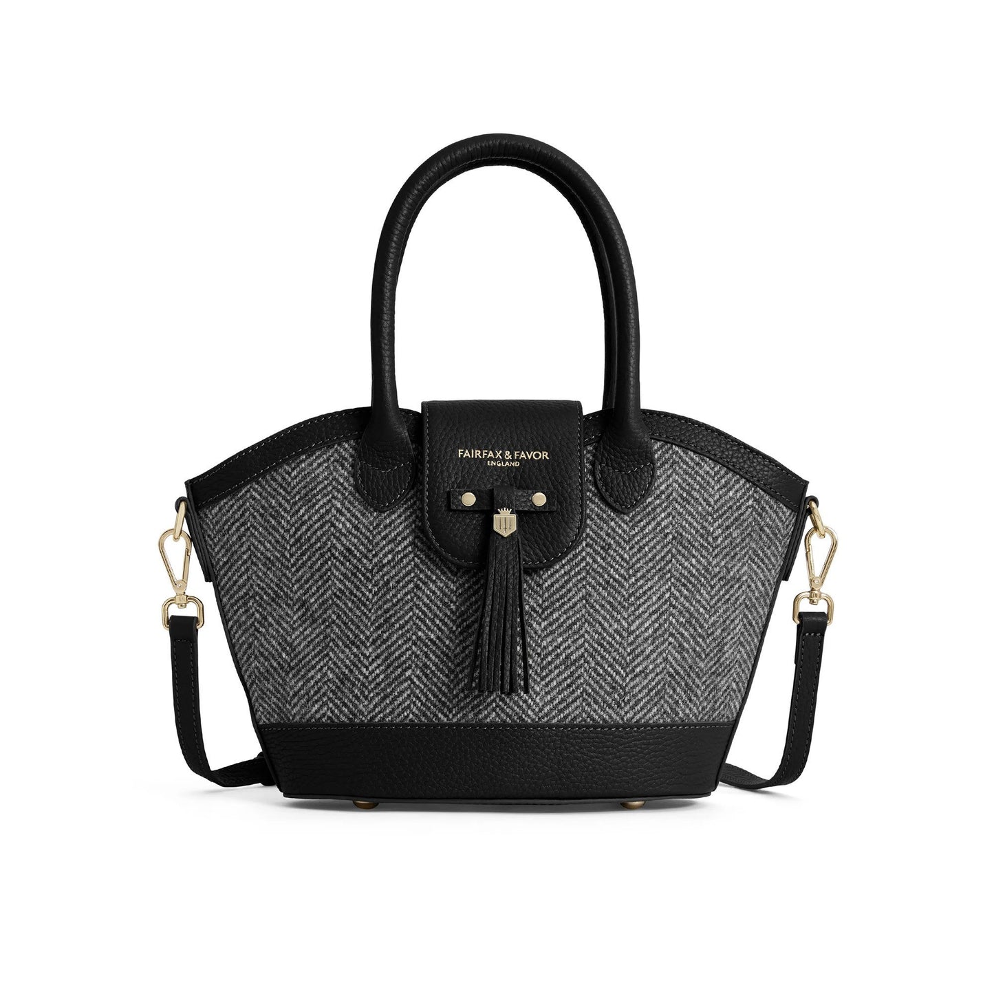 Mini Windsor Tote Herringbone Bag