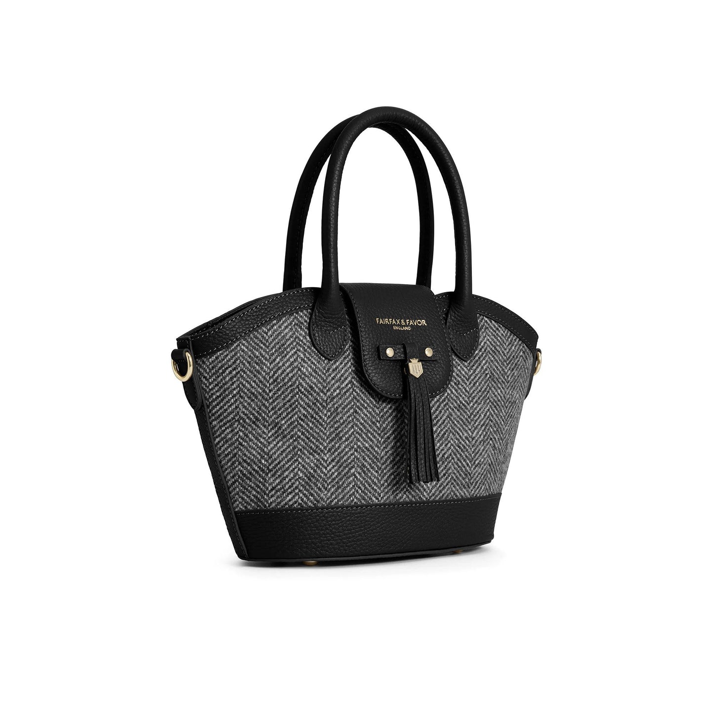 Mini Windsor Tote Herringbone Bag