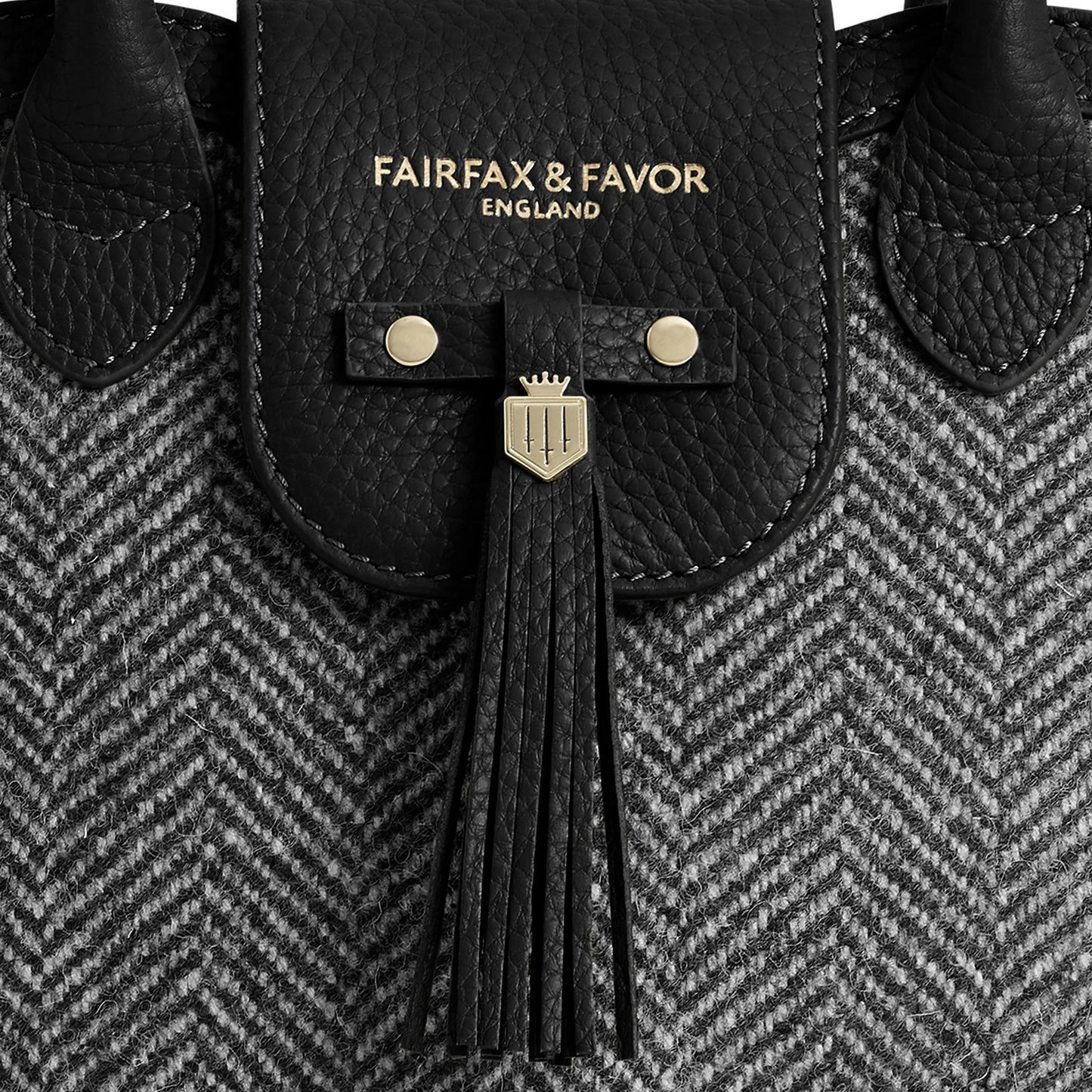 Mini Windsor Tote Herringbone Bag