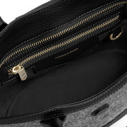 Mini Windsor Tote Herringbone Bag