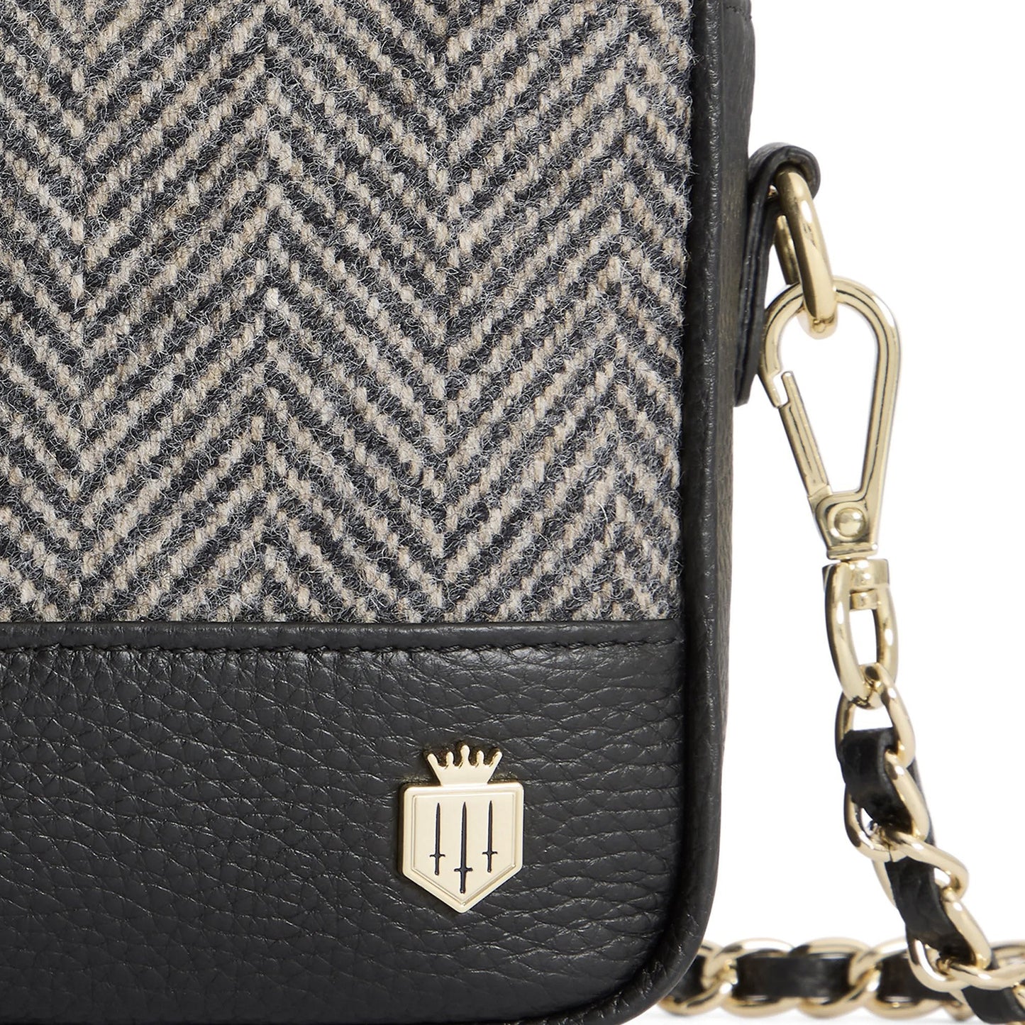 Finsbury Cross Body Herringbone Bag