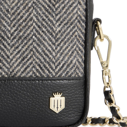Finsbury Cross Body Herringbone Bag