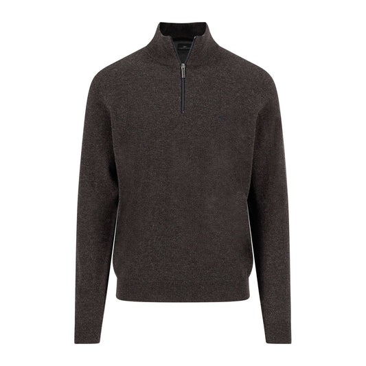 Lambswool Zip Neck