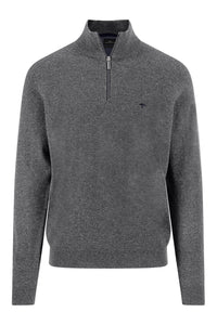 Lambswool Zip Neck
