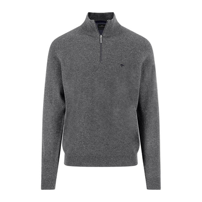 Lambswool Zip Neck
