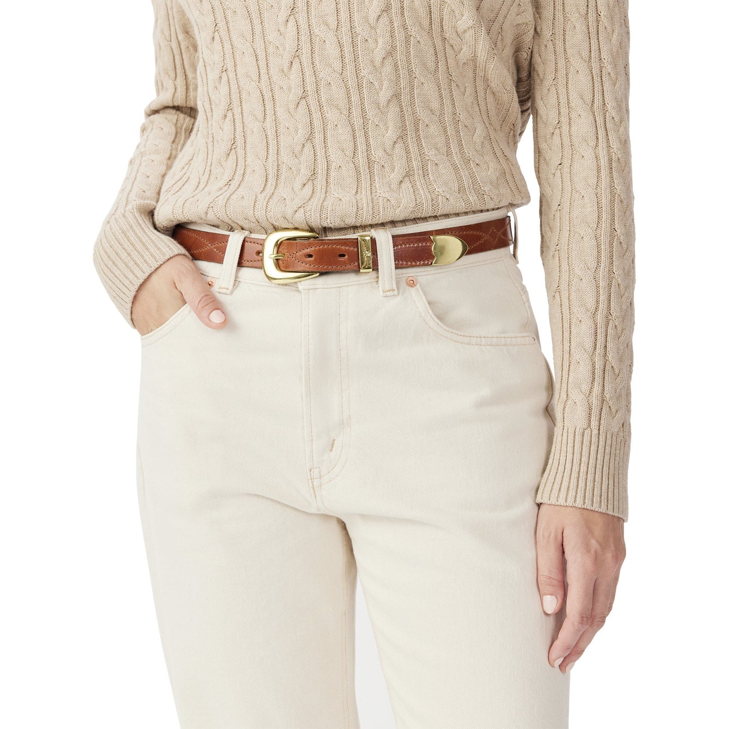 Cate Stitched Belt