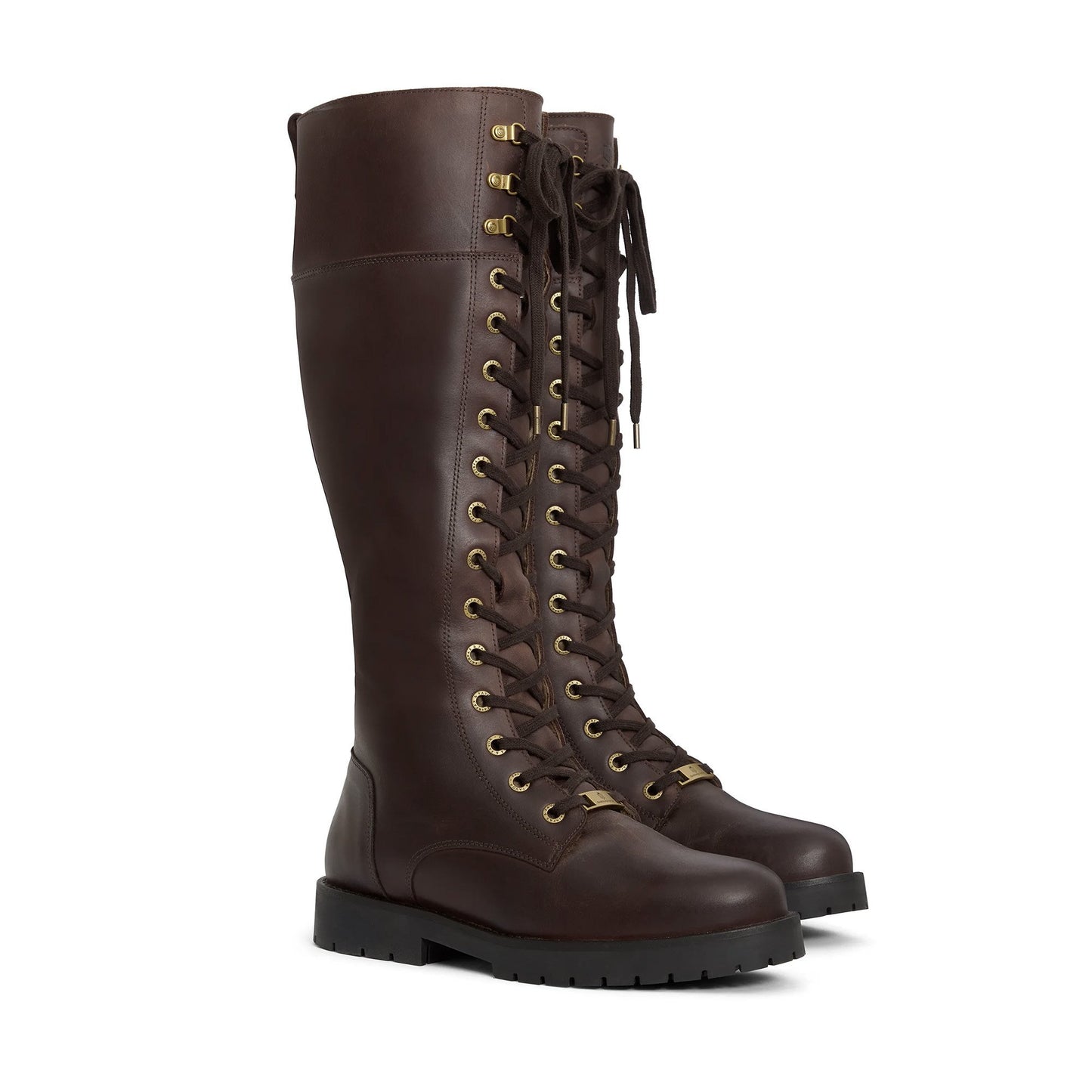 Anglesey Leather Knee High Boots