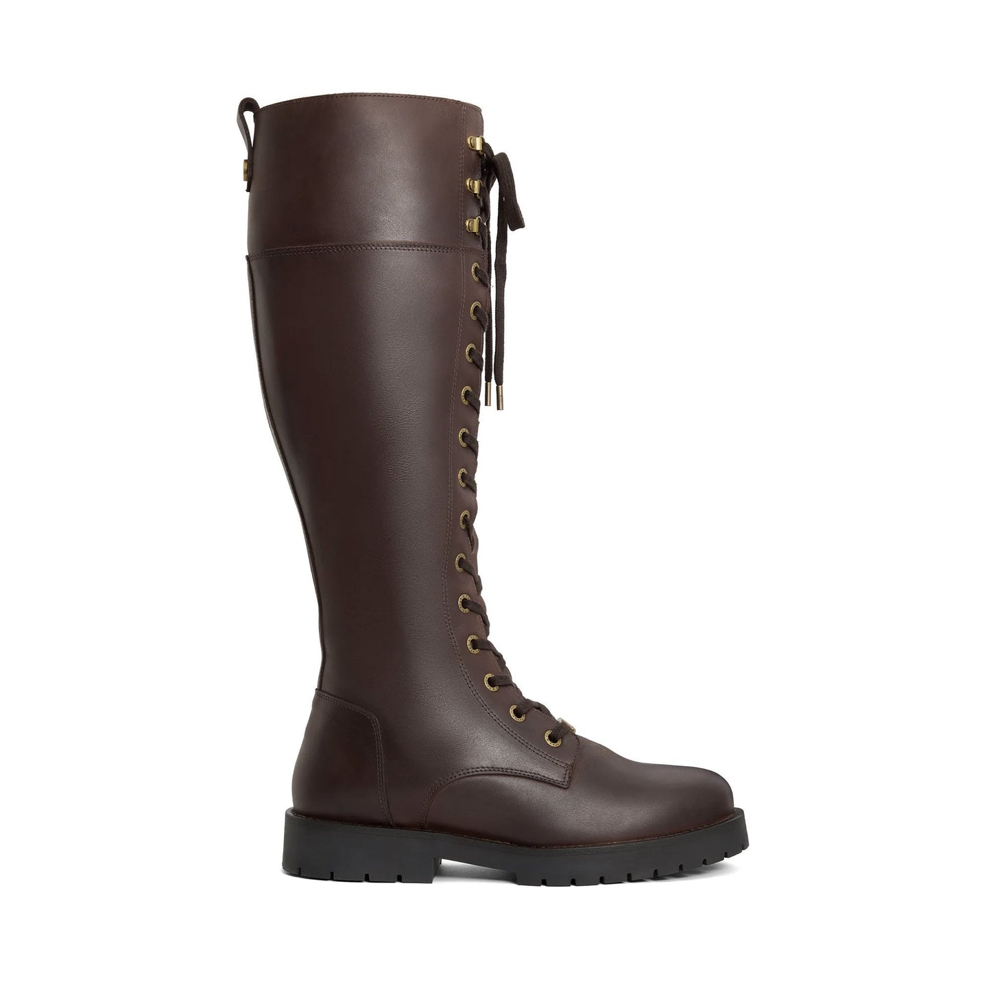 Anglesey Leather Knee High Boots