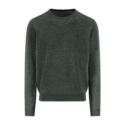 Crew Neck Lambswool Knit