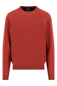 Crew Neck Lambswool Knit