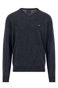 Vee Neck Lambswool Knit