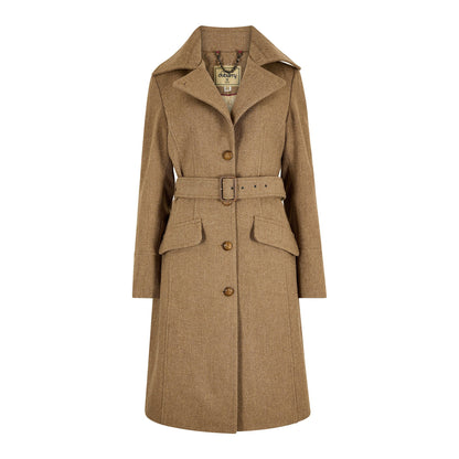 Brookvale Belted Tweed Coat